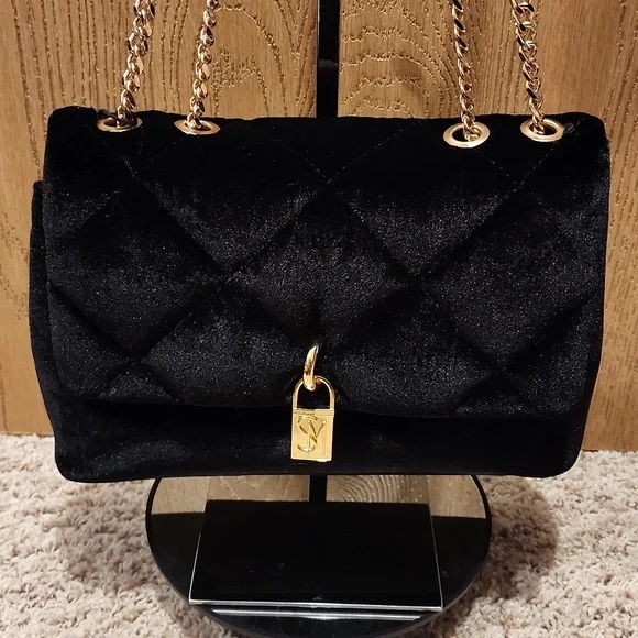 NWT Steve Madden velvet shoulder bag - Picture 3 of 15